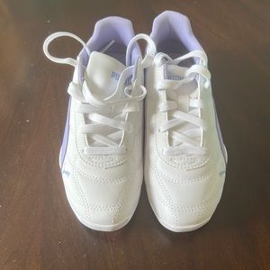 New Girls Purple & White Puma Sneakers Size 2.5